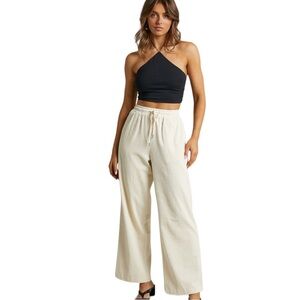 Lioness Nikita Cream Cord Straight Leg Pants